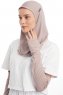 Bayda - Steingrau Pro Sport Hijab Set