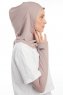 Bayda - Steingrau Pro Sport Hijab Set