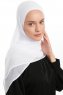 Eylem - Weiß One Piece Chiffon Hijab