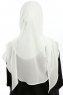 Eylem - Creme One Piece Chiffon Hijab