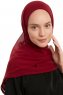 Eylem - Bordeaux One Piece Chiffon Hijab