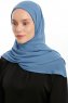 Eylem - Indigo One Piece Chiffon Hijab