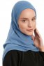 Eylem - Indigo One Piece Chiffon Hijab