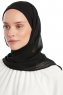 Sahar - Schwarz One Piece Chiffon Hijab
