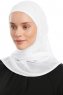 Sahar - Weiß One Piece Chiffon Hijab
