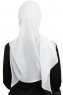 Sahar - Weiß One Piece Chiffon Hijab