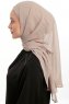 Sahar - Helltaupe One Piece Chiffon Hijab