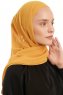 Sahar - Senf One Piece Chiffon Hijab