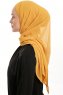 Sahar - Senf One Piece Chiffon Hijab