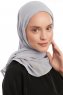 Sahar - Hellgrau One Piece Chiffon Hijab