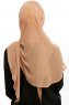 Sahar - Gold One Piece Chiffon Hijab