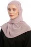 Sahar - Lila One Piece Chiffon Hijab