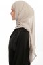 Sahar - Sand One Piece Chiffon Hijab