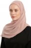 Sahar - Leichte Lachsfarbe One Piece Chiffon Hijab