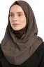 Taliah - Braun One Piece Hijab