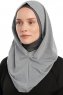 Taliah - Hellgrau One Piece Hijab