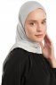 Vesile - Hellgrau One-Piece Hijab
