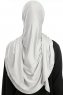Vesile - Hellgrau One-Piece Hijab