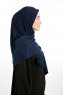 Nermin - Navy Blau Sandy Scarfs Hijab