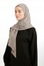 Nermin - Dunkeltaupe Sandy Scarfs Hijab