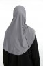 Nermin - Dunkelgrau Sandy Scarfs Hijab