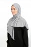 Nermin - Hellgrau Sandy Scarfs Hijab