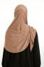 Nermin - Gold Sandy Scarfs Hijab