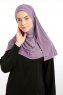 Ilay - Dunkelviolett Sandy Turban Hijab