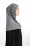 Ilay - Dunkelgrau Sandy Turban Hijab