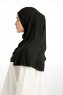 Feriha - Schwarz Viskose Turban Hijab