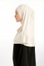 Feriha - Helltaupe Viskose Turban Hijab