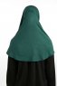 Feriha - Dunkelgrün Viskose Turban Hijab
