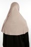 Feriha - Steingrau Viskose Turban Hijab