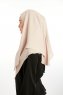 Bengi - Helltaupe Micro Krep Turban Hijab