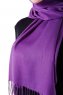 Demet - Dunkelviolett Pashmina Hijab