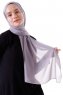 Hadise - Grau Chiffon Hijab
