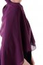 Hadise - Dunkelviolett Chiffon Hijab