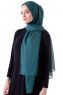 Hadise - Dunkelgrün Chiffon Hijab