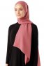 Hadise - Dunkelrosa Chiffon Hijab