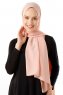 Hadise - Lachsfarbe Chiffon Hijab