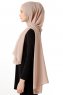 Hadise - Dunkel Beige Chiffon Hijab