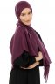 Esra - Dunkelviolett Chiffon Hijab