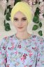 Amy - Gelb Baumwolle Turban - Ayse Turban