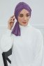 Amy - Violet Baumwolle Turban