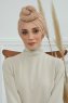 Amy - Sand Baumwolle Turban