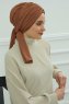 Amy - Caramel Baumwolle Turban