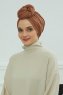 Amy - Caramel Baumwolle Turban