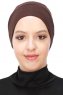 Stella - Braun Baumwolle Turban