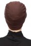 Stella - Braun Baumwolle Turban