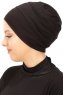 Stella - Schwarz Baumwolle Turban